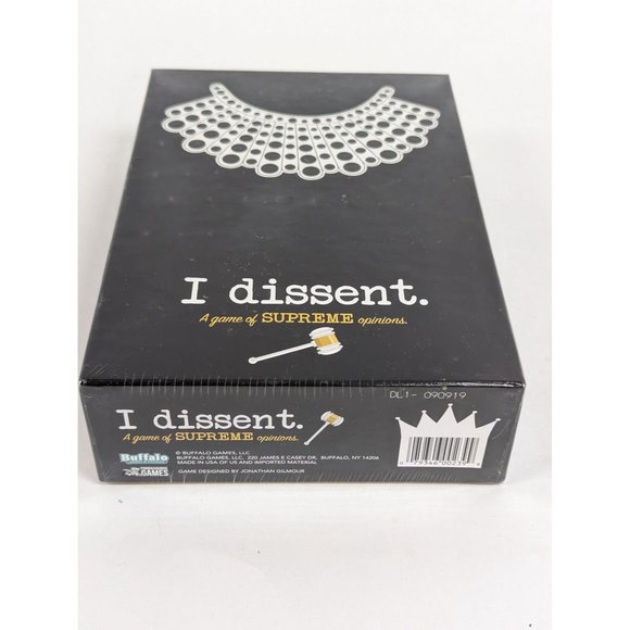 I Dissent A Game Of Supreme Opinions RBG Ruth Bader Ginsberg Trivia Game NEW - Picture 2 of 3